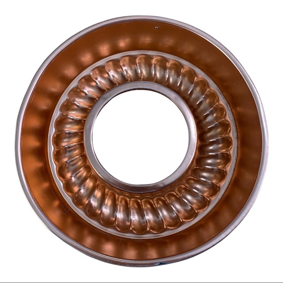 Other - Vintage Mirro copper tone 6 cup jello mold